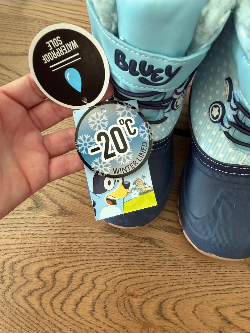 Bluey Waterproof Winter Boots New with tags